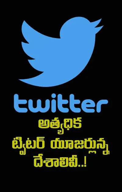 అత్యధిక ట్విటర్‌ యూజర్లున్న దేశాలివీ 
