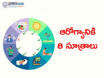 ఆరోగ్యానికి ‘ఐసీఎంఆర్‌’ 8 సూత్రాలు 